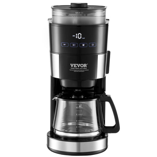 10 Cup Drip Coffee Machine With 3 Brew Strength Control